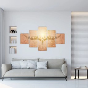 Obraz - Anielska abstrakcja (125x70 cm)