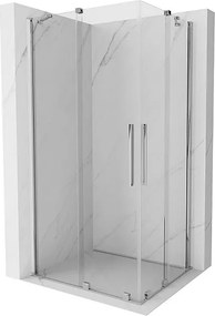 Mexen Velar Duo kabina prysznicowa rozsuwana 90 x 80 cm, transparent, chrom - 871-090-080-02-01