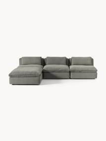 Sofa modułowa z pufem Felix (lewa/prawa)