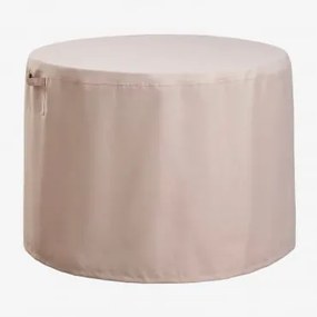 Pokrowiec Ochronny Na Okrągły Stół Ogrodowy Otley Kremowa Tapioca & Ø130 Cm - Sklum