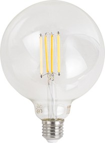 Zestaw 5 E27 Dimmable LED Bulbs G125 Przezroczyste 7W 806lm 2700-6500K