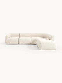 Narożna sofa modułowa Bouclé Sofia (4-osobowa)