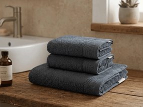 Ręcznik CLYR 50x100 cm ciemnoszary, 100% bawełna