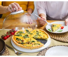 Tescoma Szklany klosz / miska z pokrywą DELICIA, śr. 28 cm
