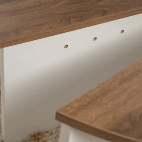 Stolik kawowy Orion Walnut White