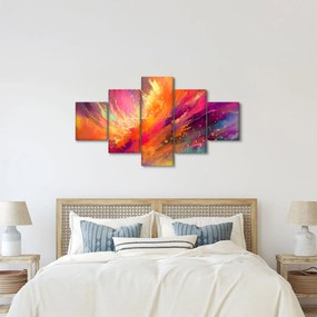 Obraz - Dynamiczna abstrakcja (125x70 cm)
