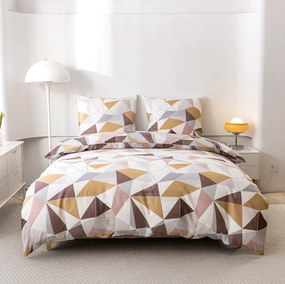 PrzytulneMieszkanie.pl PrzytulneMieszkanie.pl Pościel z mikrofibry TRIANGO wzorowane Rozmiar pościeli: 2 szt 70 x 80 cm | 160 x 200 cm