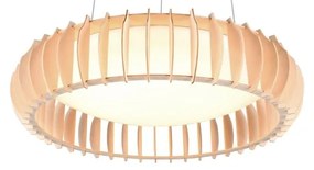 Biało-naturalna lampa wisząca LED ø 60 cm Monte – Trio