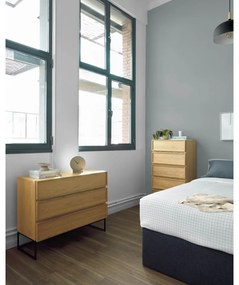 Komoda w dekorze dębu w naturalnym kolorze 100x78x42 cm Taiana – Kave Home