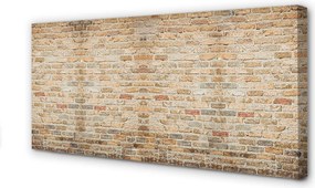 Obraz drukowany na płótnie Industrialna Czerwona Cegła