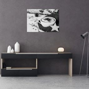 Obraz - Zimowe cappuccino (70x50 cm)
