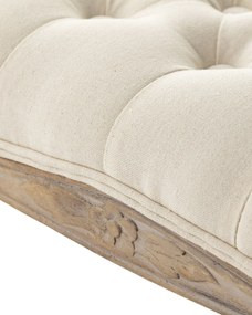 Ławka  Isacco cream 114x38x48cm