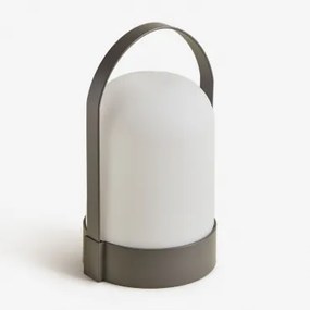 Bezprzewodowa Lampa Stołowa Led Na Zewnątrz Agnese Szary Granit - Sklum