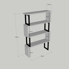 Biblioteczka Ceylan Walnut