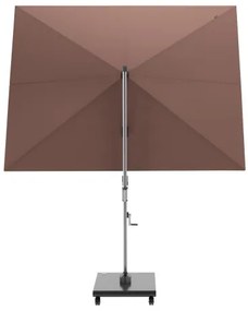 KNIRPS 320 x 320 cm - luksusowy wahadłowy parasol ogrodowy z drążkiem bocznym : Kolor parasola Knirps - Czerwony