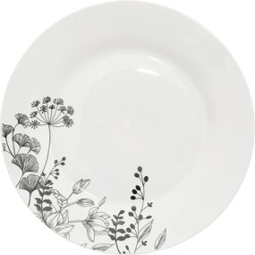 Porcelanowa zastawa dla 6 osób WHITE FLORAL, 18 elementów