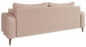 Beżowa sztruksowa sofa 220 cm Beata – Ropez