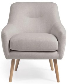 Szary fotel Candela − Kave Home