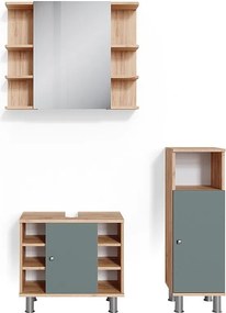 Zestaw mebli łazienkowych zielony 60x32x54 fynn