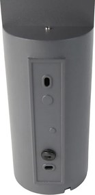 Nowoczesna lampa ścienna zewnętrzna ciemnoszara z LED - Harry