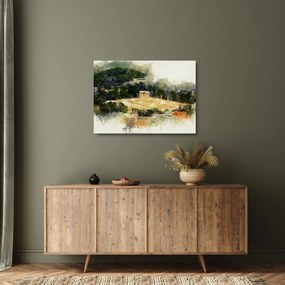 Obraz na szkle - Świątynia Zeusa, Ateny, Grecja (70x50 cm)
