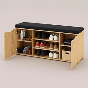 Szafka na buty z siedziskiem PORTA, 103 x 30 x 46 cm
