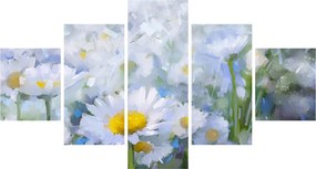 Obraz - W stokrotkach (125x70 cm)