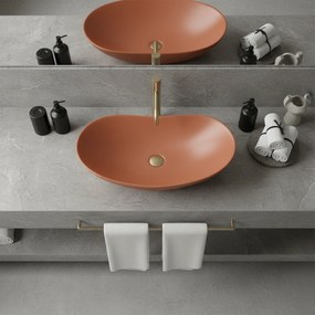 Umywalka nablatowa Rea Royal Cinnamon Matt