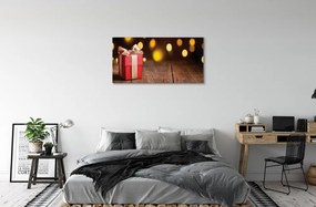 Obraz na płótnie Prezent na Deskach