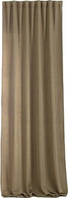 Zasłona BASIC na taśmie marszczącej 140x300cm jasne khaki 1 szt.