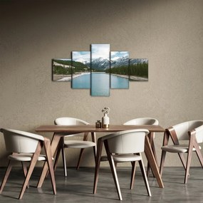 Obraz górskiego krajobrazu (125x70 cm)