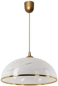 Biało-złota kuchenna lampa wisząca - EXX90-Insa