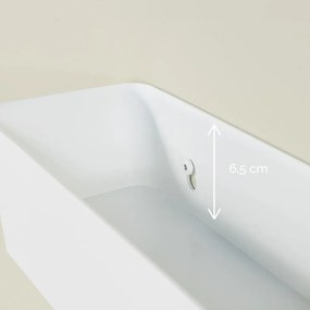 Biała ścienna stalowa półka łazienkowa Multi – Spinder Design