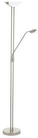 Szara lampa stojąca LED ze szklanym kloszem (wysokość 180 cm) BAYA LED – EGLO