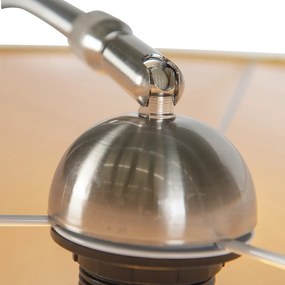 Lampa ścienna łukowa stalowa z żółtym kloszem 35/35/20 regulowana Nowoczesny Oswietlenie wewnetrzne