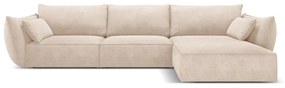 Beżowy narożnik (prawostronny) Vanda – Mazzini Sofas