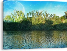 Obraz - jezioro (70x50 cm)