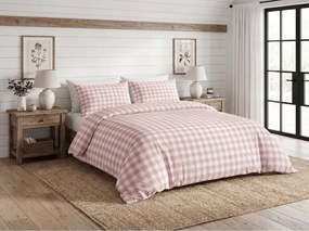 PrzytulneMieszkanie.pl PrzytulneMieszkanie.pl Bawełniana pościel PINK CUBE różowa, 100% bawełna Rozmiar pościeli: 70 x 90 cm | 140 x 200 cm