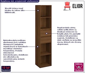 Regał Z Szufladami W Kolorze Brązowy Dąb Wamo