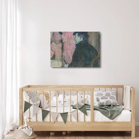 Obraz na szkle - Henri de Toulouse-Lautrec, Maxime Dethomas, reprodukcje (70x50 cm)