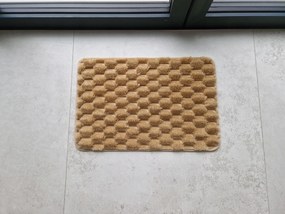 Dywanik antypoślizgowy brązowy 40x60 cm Dekoracyjny gumowy spód uniwersalny