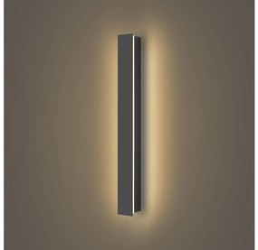 Brilagi - LED zewnętrzna oprawa ścienna LINEAR LED/12W/230V 3000K IP65 antracyt