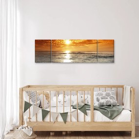 Obraz zachód słońca na Korsyce (170x50 cm)