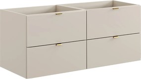 Wisząca szafka łazienkowa - Kolor beżowy - 120 cm - LAVENA