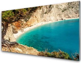 Panel Szklany Skalista Zatoka O Poranku