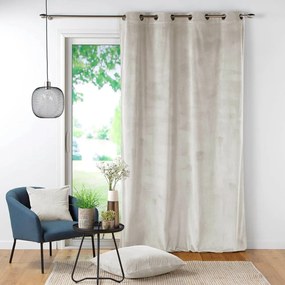 Kremowa sztruksowa zasłona 140x260 cm Casual – douceur d'intérieur