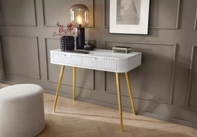 Nowoczesna toaletka konsola Fulgeo 103cm loft metal