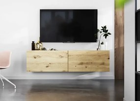 Ścienna szafka rtv dąb artisan - Merol 6X
