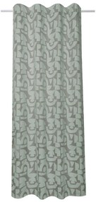 Zielona zasłona żakardowa 135x245 cm Dekor – Sehlbach