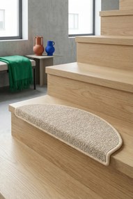 15 sztuk kremowych samoprzylepnych dywaników na schody S9-M52